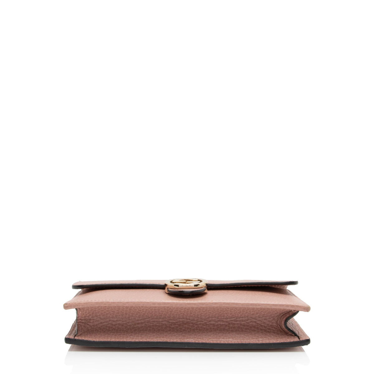 Gucci Leather Interlocking G Chain Wallet (SHF-ynDxvx)