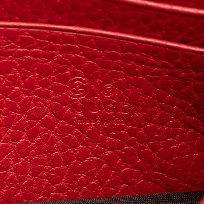Gucci Grained Calfskin Interlocking G Chain Wallet (SHF-SJaalH)