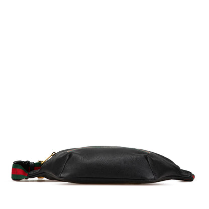 Gucci Grained Calfskin Logo Belt Bag