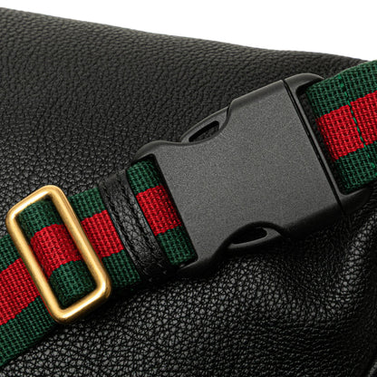 Gucci Grained Calfskin Logo Belt Bag