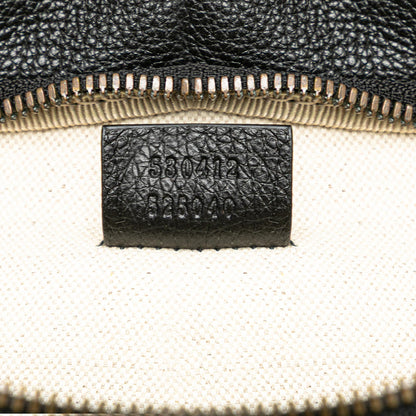 Gucci Grained Calfskin Logo Belt Bag