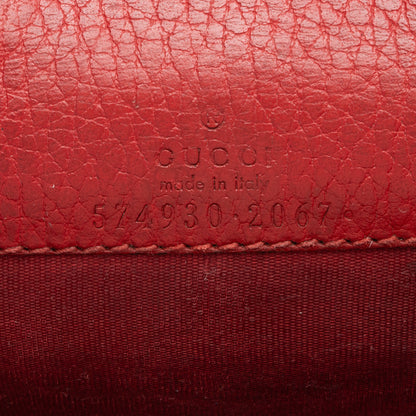 Gucci Grained Leather Dionysus Card Case Chain Bag (SHF-l9jmCE)