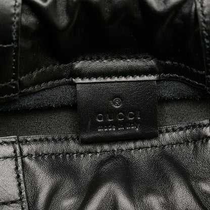 Gucci Gucci Logo Drawstring  Backpack (SHG-iZwaga)
