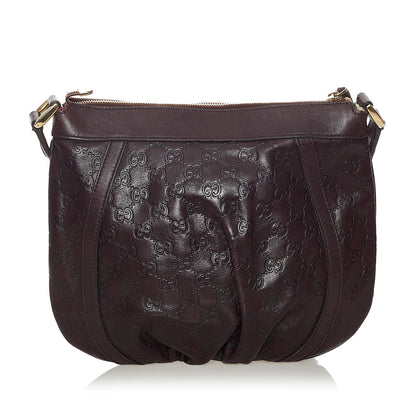 Gucci Guccissima Abbey D-Ring Crossbody Bag (SHG-28108)