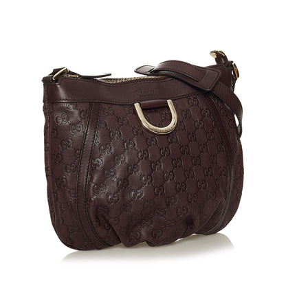 Gucci Guccissima Abbey D-Ring Crossbody Bag (SHG-29618)