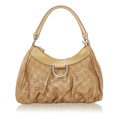 Gucci Guccissima Abbey D-Ring Shoulder Bag (SHG-31659)