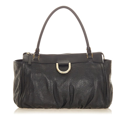 Gucci Guccissima Abbey D-Ring Shoulder Bag (SHG-31680)