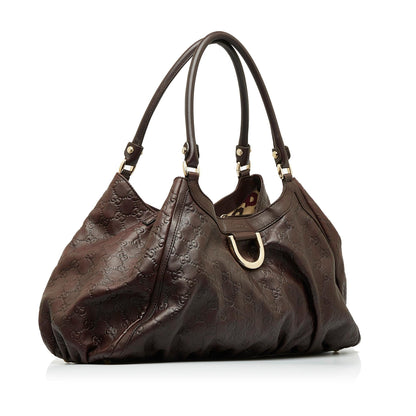 Gucci Guccissima Abbey D-Ring Shoulder Bag (SHG-LpuOmw)