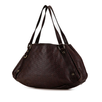 Gucci Guccissima Abbey D Ring Shoulder Bag (SHG-SjE2CS)
