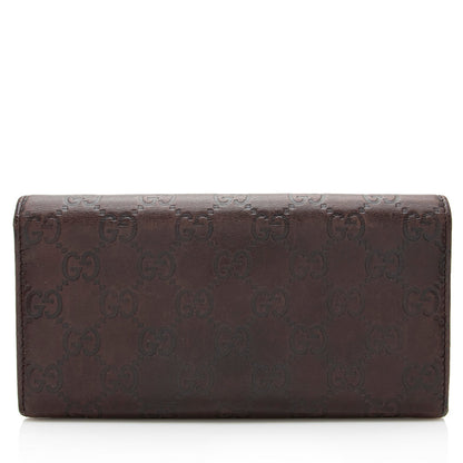 Gucci Guccissima Continental Wallet - FINAL SALE (SHF-19687)