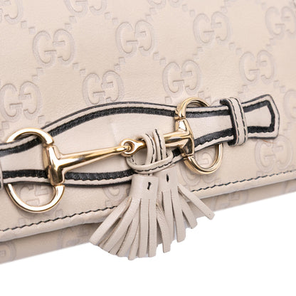 Gucci Guccissima Emily Wallet On Chain