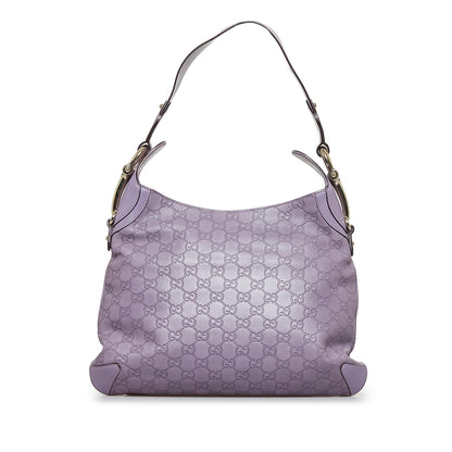 Gucci Guccissima Horsebit Creole Hobo (SHG-lpn8Nv)