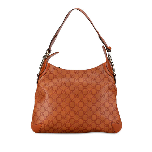 Gucci Guccissima Horsebit Creole Hobo (SHG-bRQZUE)