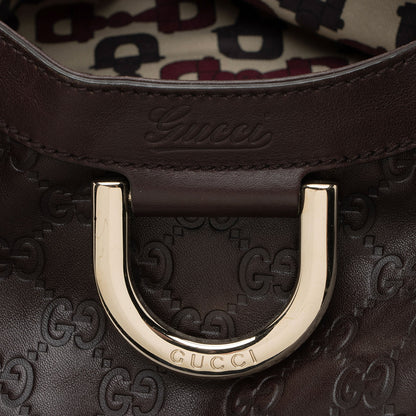 Gucci Guccissima Leather D Ring Large Hobo (SHF-SM0fmu)