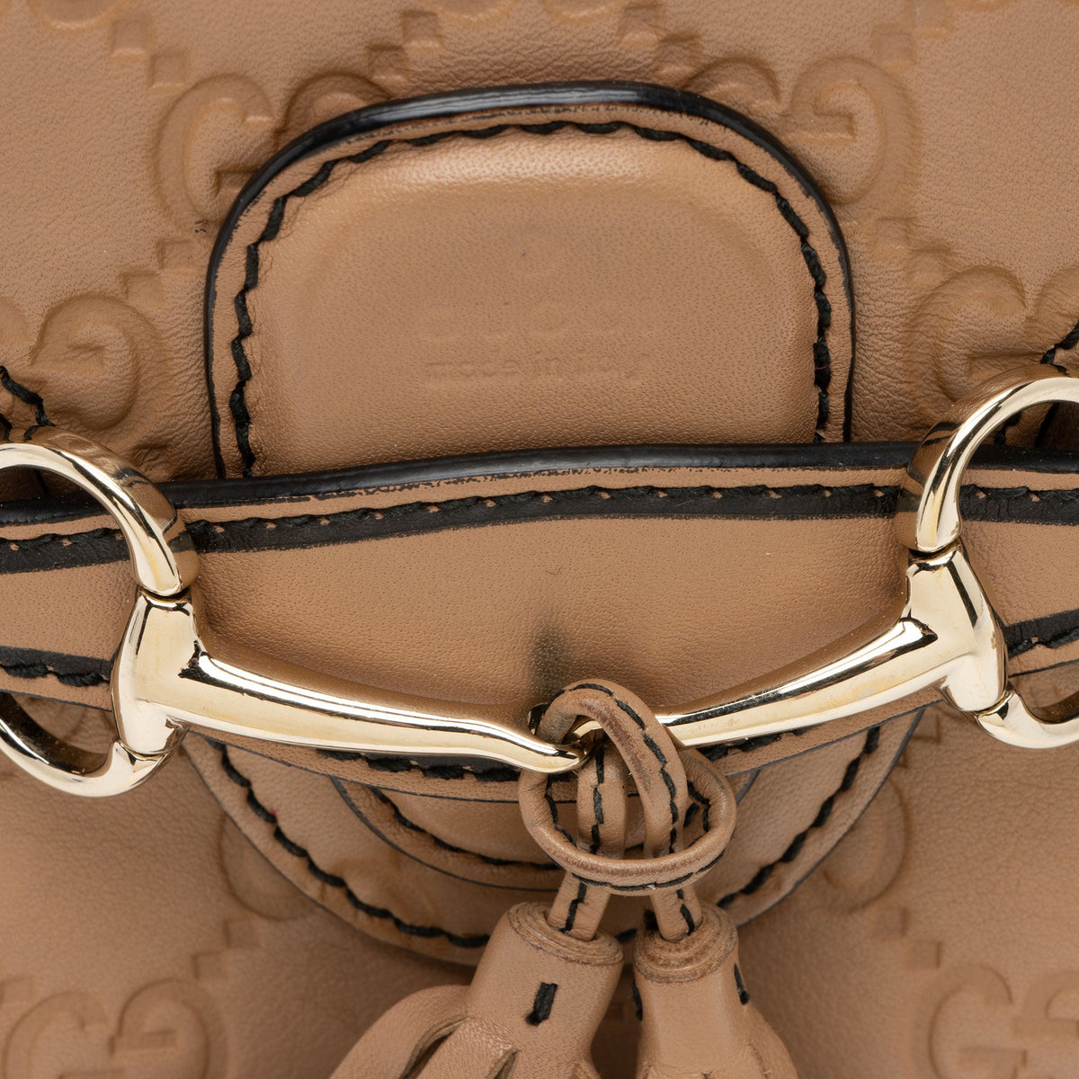 Gucci Guccissima Leather Emily Mini Shoulder Bag (SHF-deNbDS)