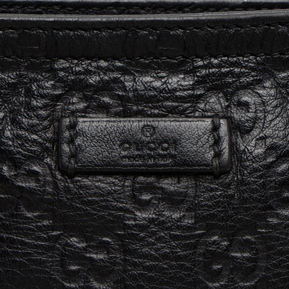 Gucci Guccissima Leather Flat Messenger (SHF-b6Jy3q)