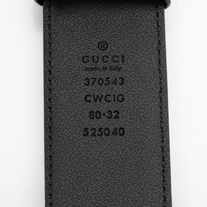 Gucci Guccissima Leather Interlocking G Belt - Size 32 / 80