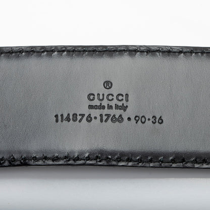 Gucci Guccissima Leather Interlocking G Belt - Size 36 / 90 (SHF-uFWGGE)