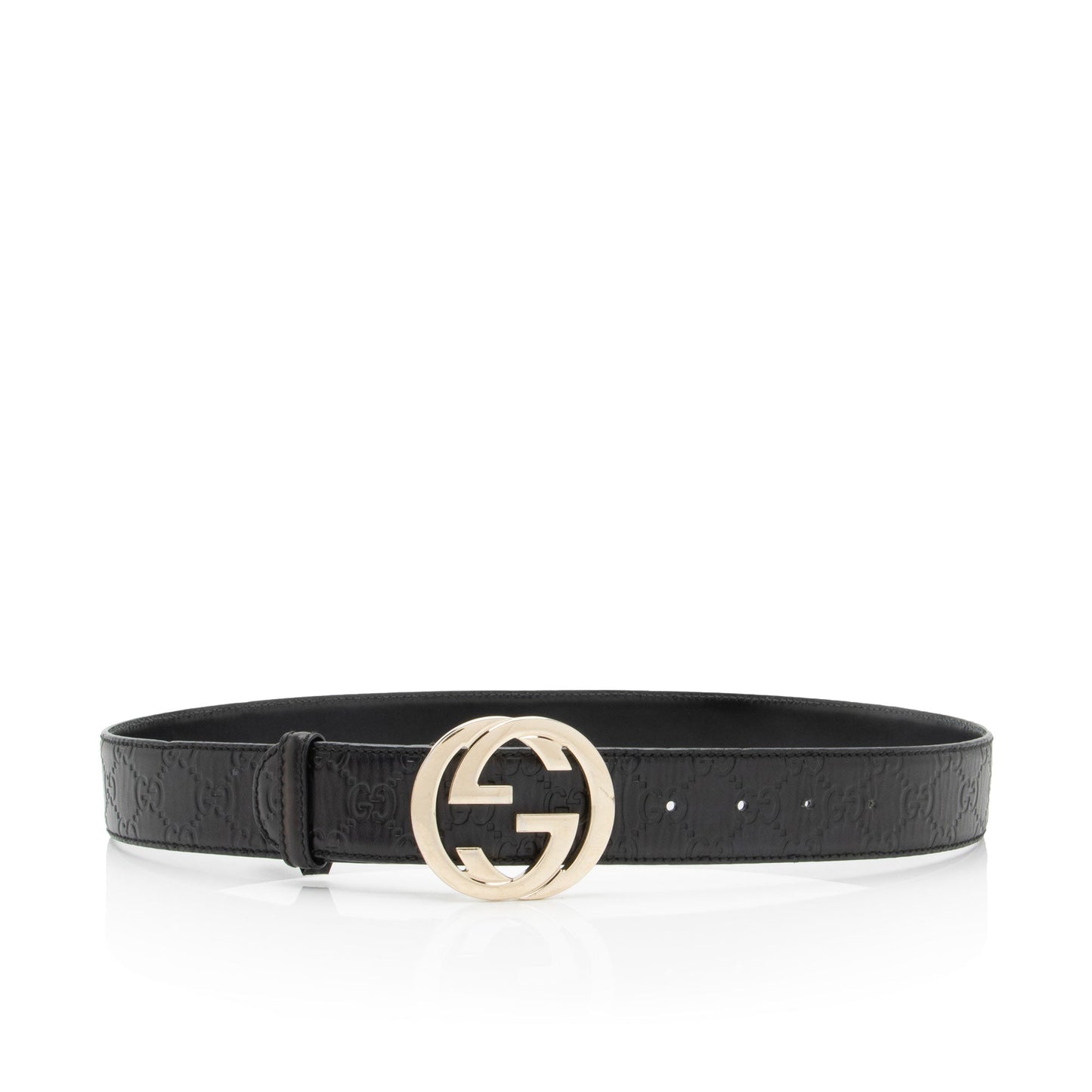Gucci Guccissima Leather Interlocking G Belt - Size 36 / 90 (SHF-uFWGGE)