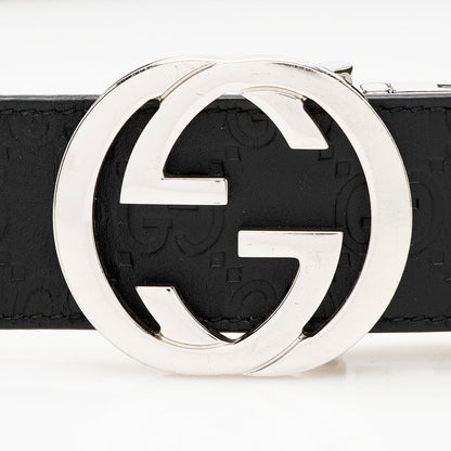 Gucci Guccissima Leather Interlocking G Belt - Size 38 / 95 (SHF-19971)