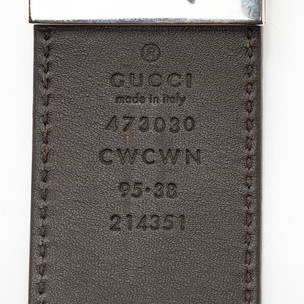 Gucci Guccissima Leather Interlocking G Belt - Size 38 / 95 (SHF-19971)