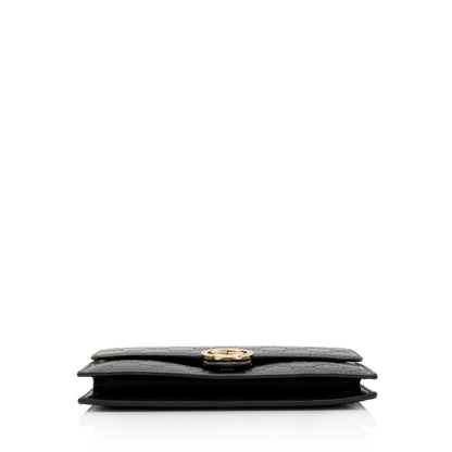 Gucci Guccissima Leather Interlocking G Chain Wallet (SHF-QK9Cxy)