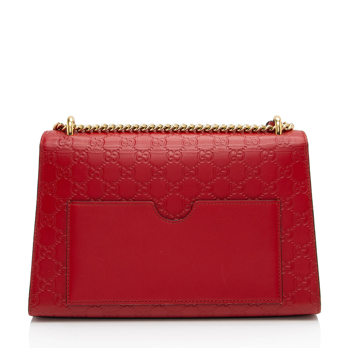 Gucci Guccissima Leather Padlock Medium Shoulder Bag (SHF-fXEhOA)
