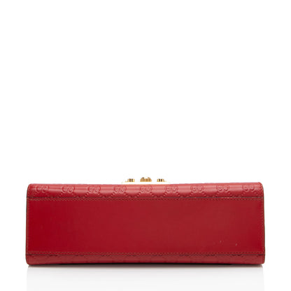 Gucci Guccissima Leather Padlock Medium Shoulder Bag (SHF-fXEhOA)