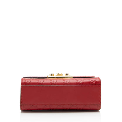 Gucci Guccissima Leather Padlock Small Shoulder Bag (SHF-SFYeCH)