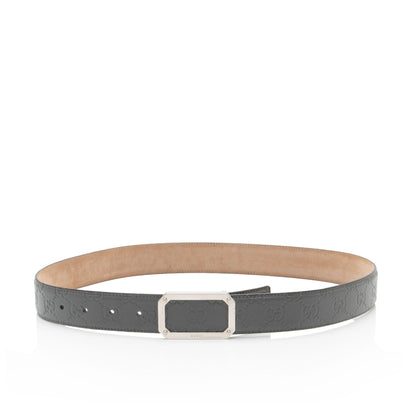 Gucci Guccissima Leather Signature Belt - Size 34 / 85