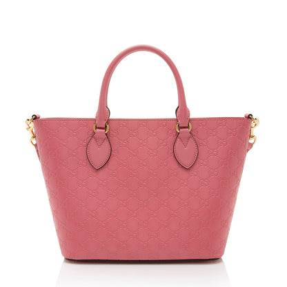 Gucci Guccissima Leather Signature Medium Tote (SHF-CtnUIT)