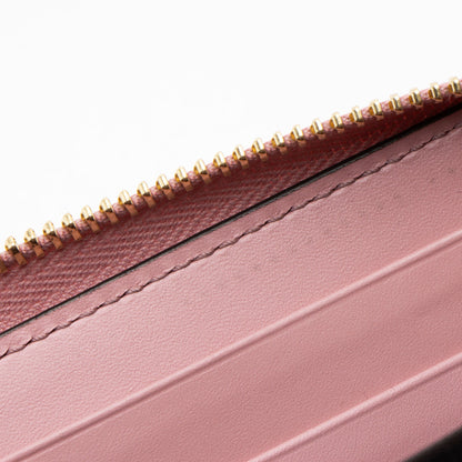 Gucci Guccissima Leather Signature Zip Around Wallet