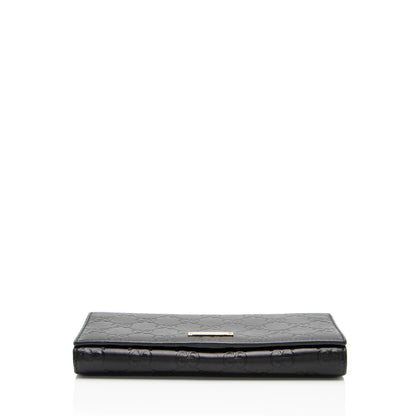 Gucci Guccissima Leather Wallet on Chain Bag (SHF-7tUszV)