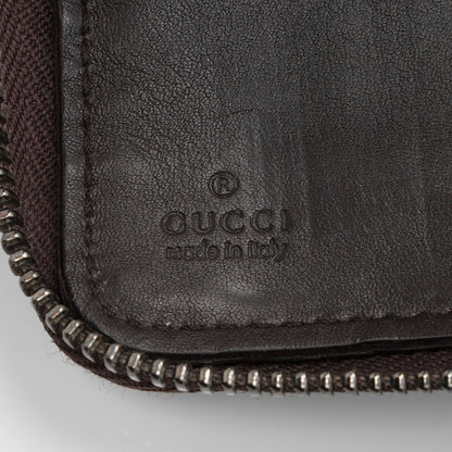 Gucci Guccissima Leather Zip Around Wallet (SHF-HM3fsw)