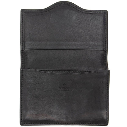Gucci Guccissima Leather Interlocking G Card Case (SHF-g3aB9I)