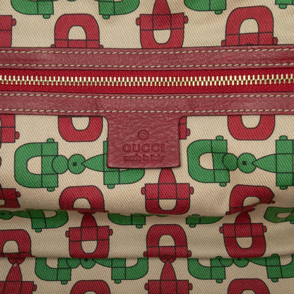 Gucci Guccissima Trimmed Leather Signoria Handbag