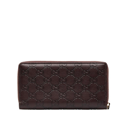 Gucci Guccissima Zip Around Long Wallet (SHG-jqu9u9)