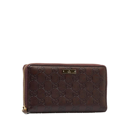 Gucci Guccissima Zip Around Long Wallet (SHG-jqu9u9)