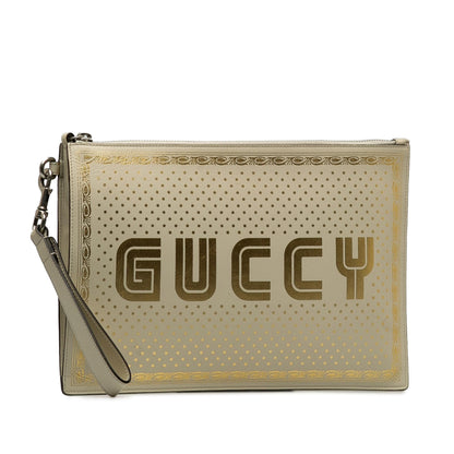 Gucci Guccy Sega Clutch (SHG-Or9dBx)