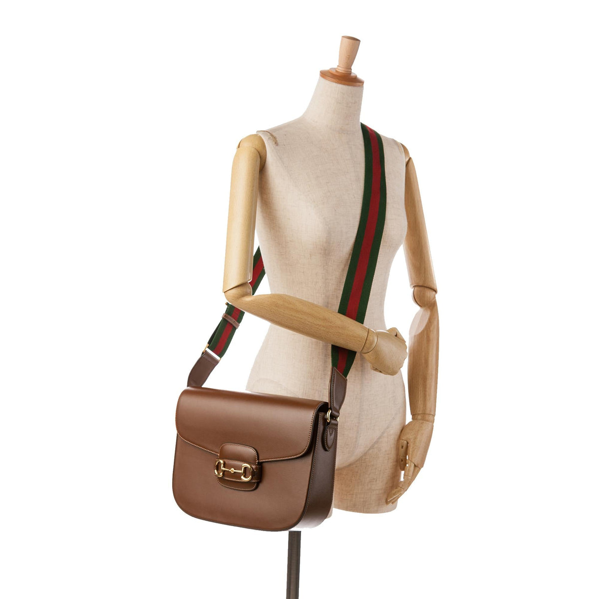 Gucci Horsebit 1955 Web Crossbody (SHG-lUyzCC)