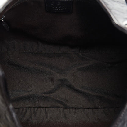 Gucci Horsebit Embossed Leather Shoulder Bag (SHG-96c9Qj)