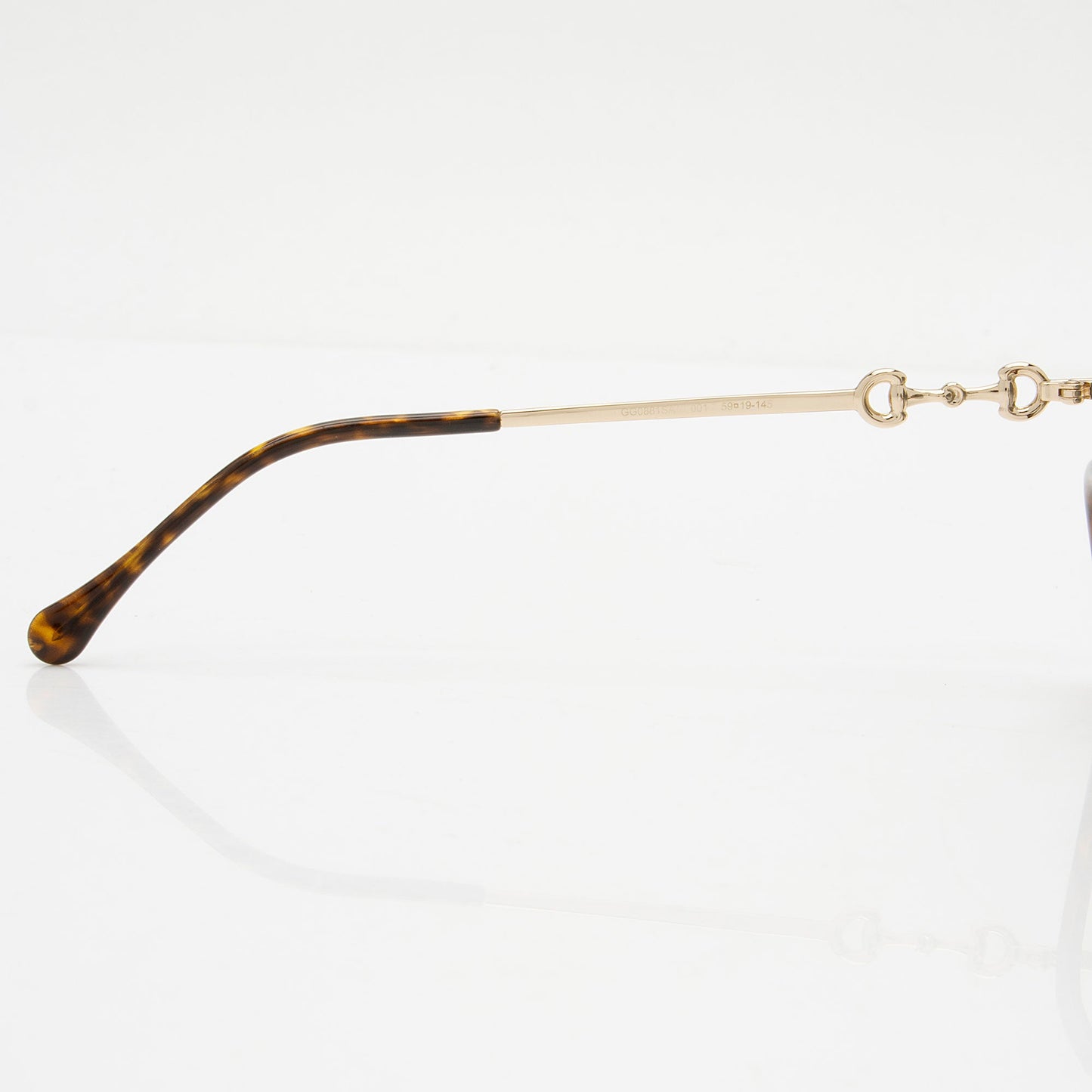 Gucci Horsebit Oversized Round Sunglasses