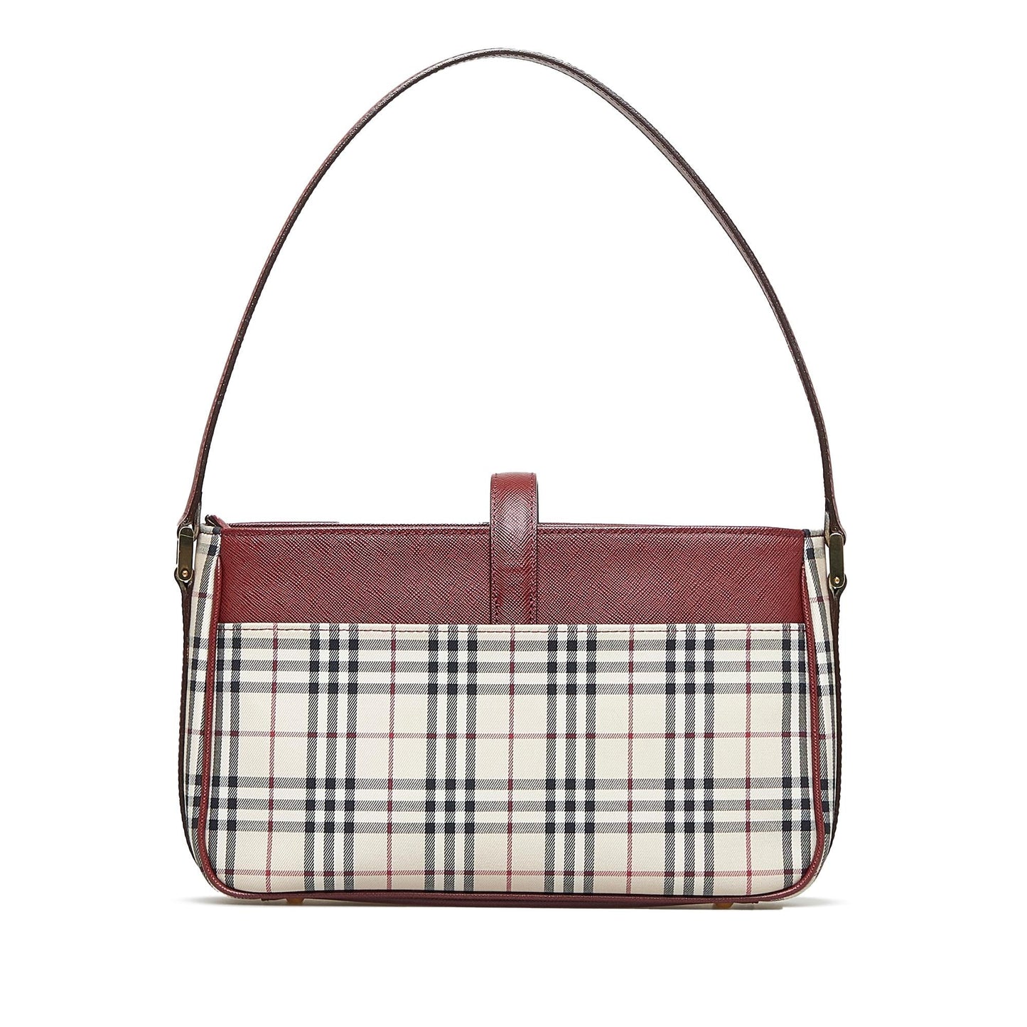 Gucci House Check Baguette (SHG-ZUqZln)