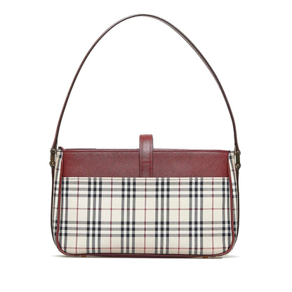 Gucci House Check Baguette (SHG-ZUqZln)