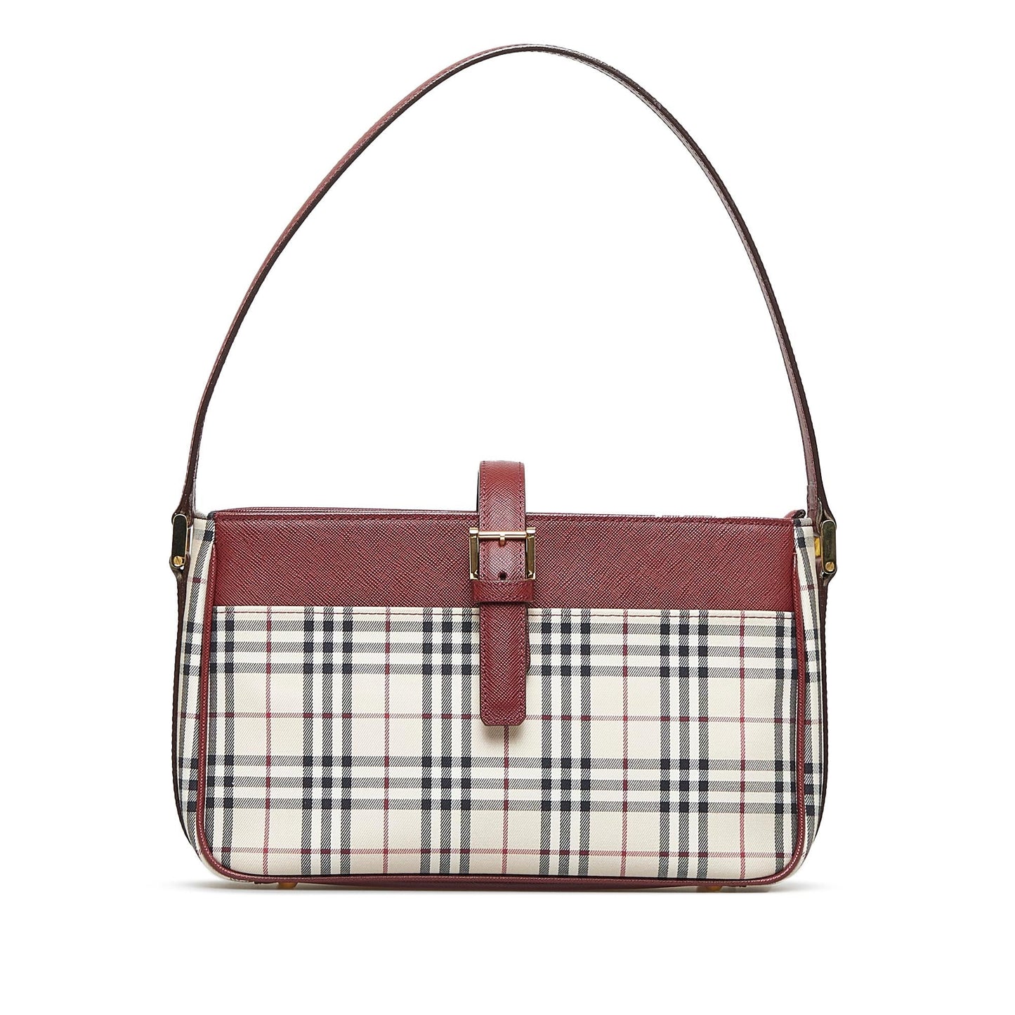 Gucci House Check Baguette (SHG-ZUqZln)