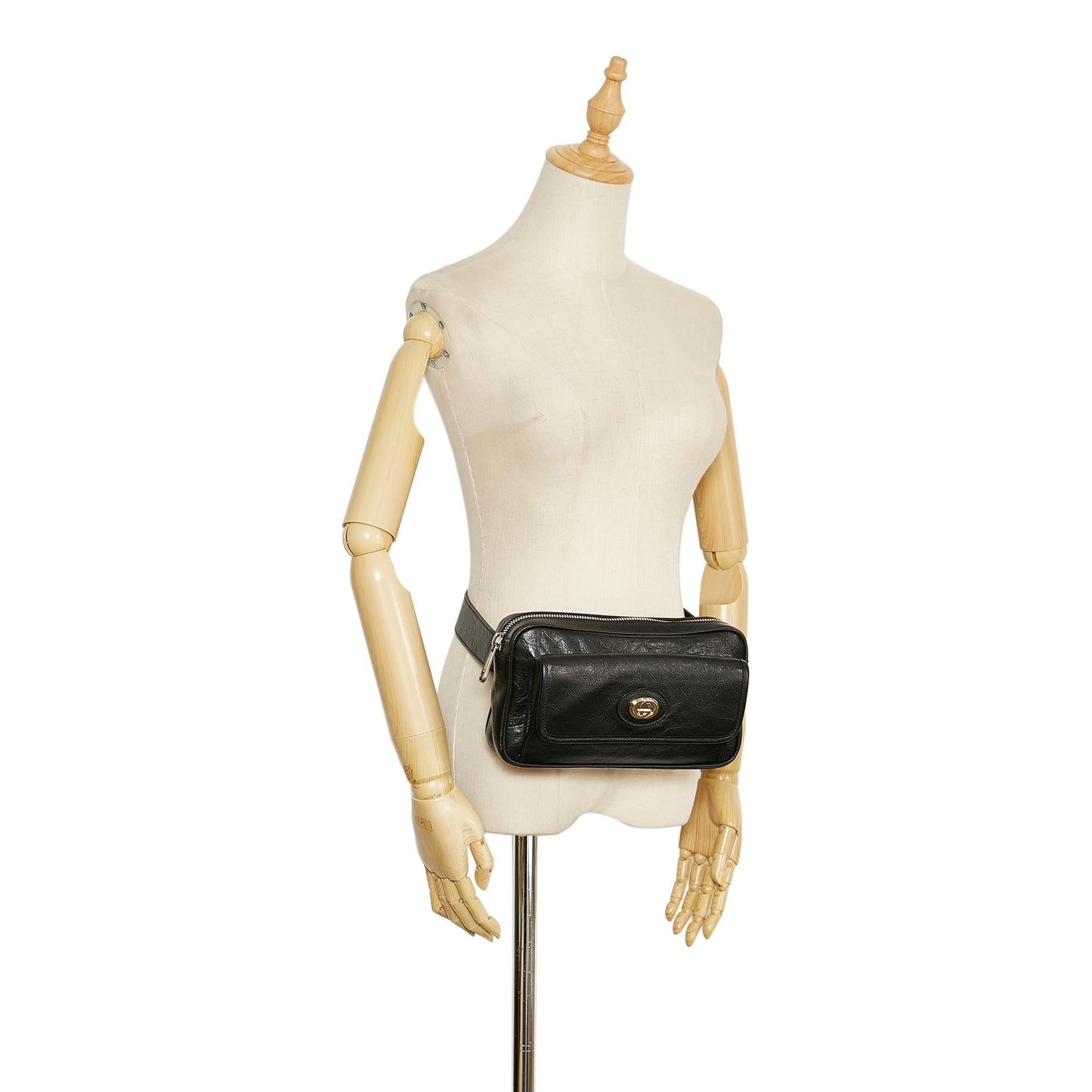 Gucci Interlocking G Morpheus Leather Belt Bag (SHG-5tPQ6y)