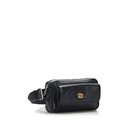 Gucci Interlocking G Morpheus Leather Belt Bag (SHG-5tPQ6y)