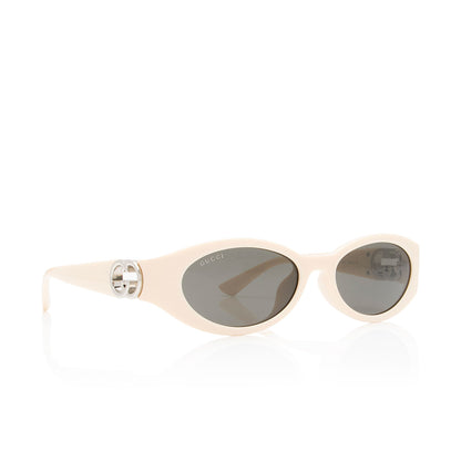 Gucci Interlocking G Oval Sunglasses