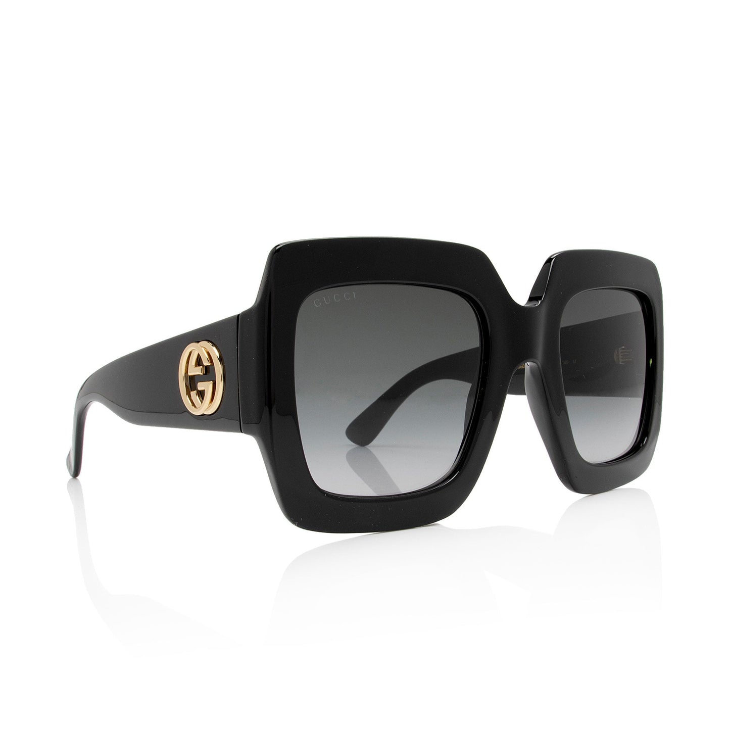 Gucci Interlocking G Oversized Square Sunglasses (SHF-WkwNdE)
