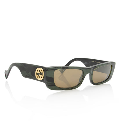 Gucci Interlocking G Rectangular Sunglasses